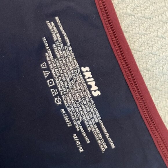 NWT SKIMS Everybody High Rise Bikini Navy Size 4x Make Your Own Bundle  $20 NEW - Picture 14 of 15
